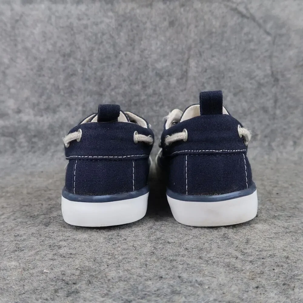 Gymboree Shoes Kids 11 Boat Sneaker Casual Lifestyle Active Fabric Blue Toddler
